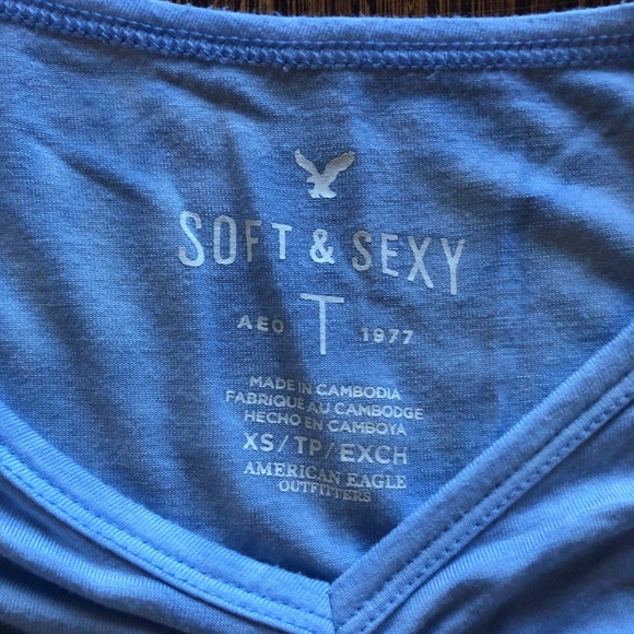 American Eagle blue top - Picture 2 of 2